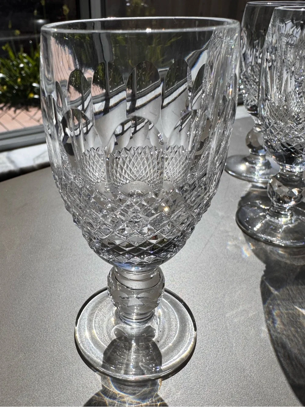 Waterford Colleen Crystal Cordial Glasses Set of 6 3oz Vintage Ireland